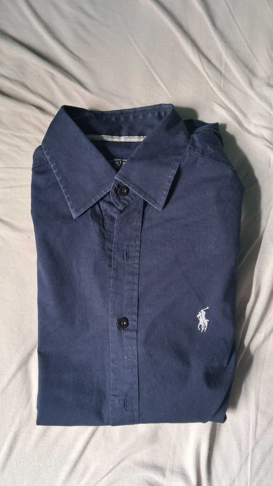 Chemise Polo Ralph Lauren bleu foncé avec logo blanc - Taill, Vêtements | Hommes, Neuf, Enlèvement ou Envoi, Polo Ralph Lauren