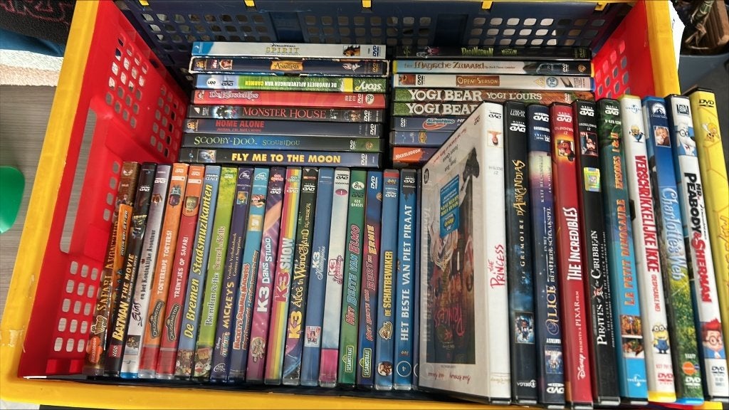 groot pakket kinderdvd’s, CD & DVD, Enlèvement ou Envoi, Utilisé, Aventure, Film