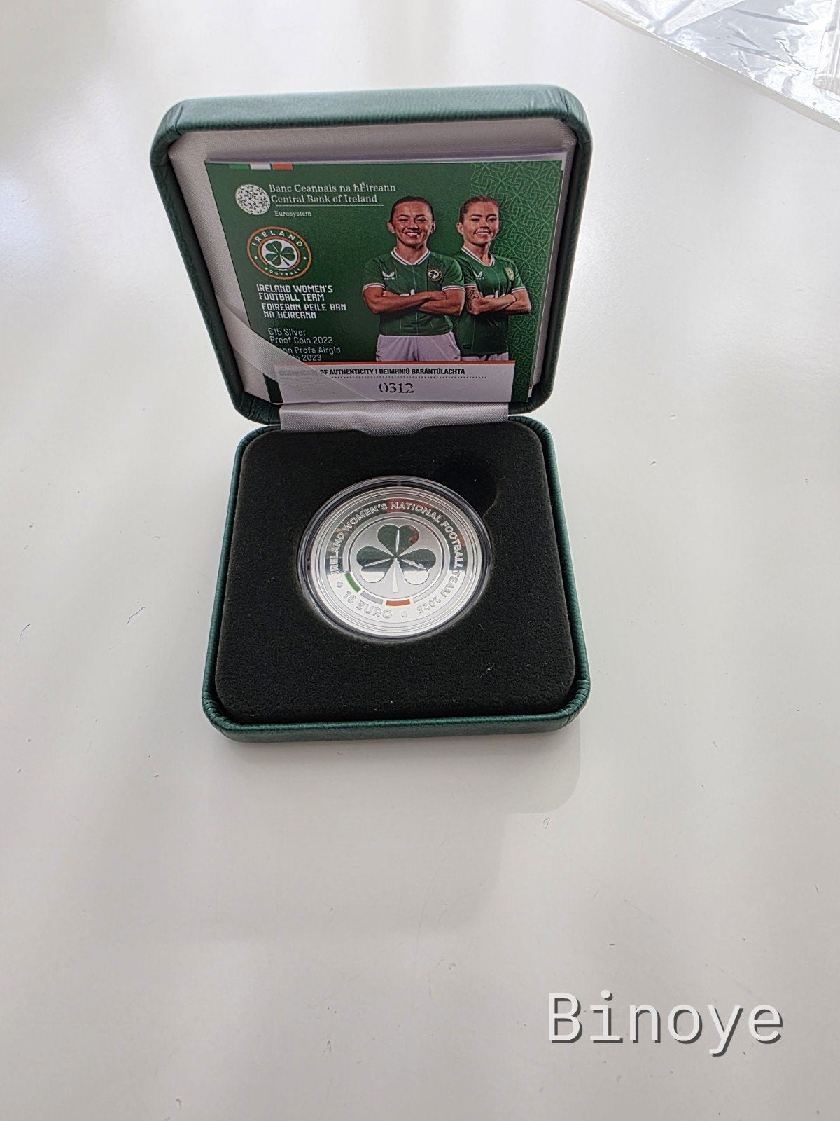 irlande 15 euro argent 2023  équipe féminine de football, Enlèvement ou Envoi, Irlande, Autres valeurs, Argent