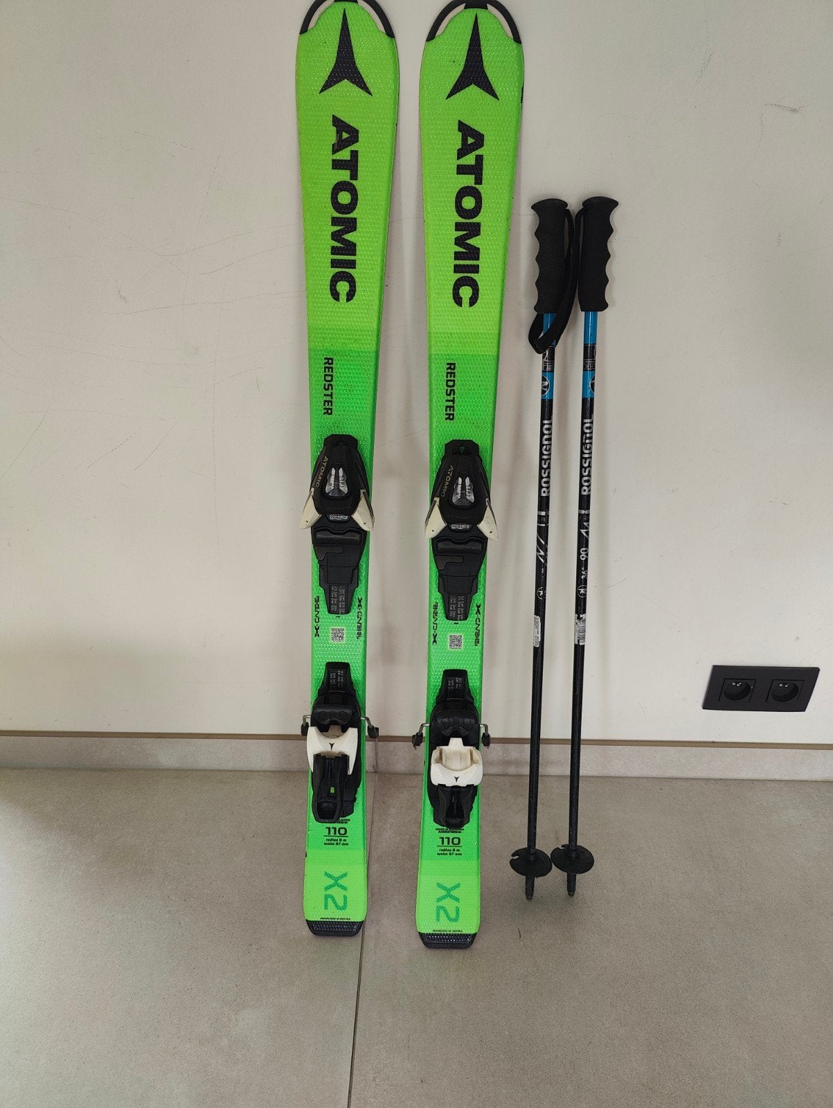 ski kinderen maat 110, Enlèvement, Ski, Skis, Atomic
