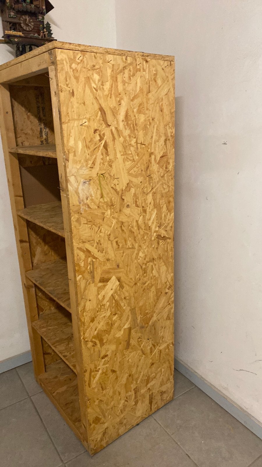 Houten kast, Ophalen