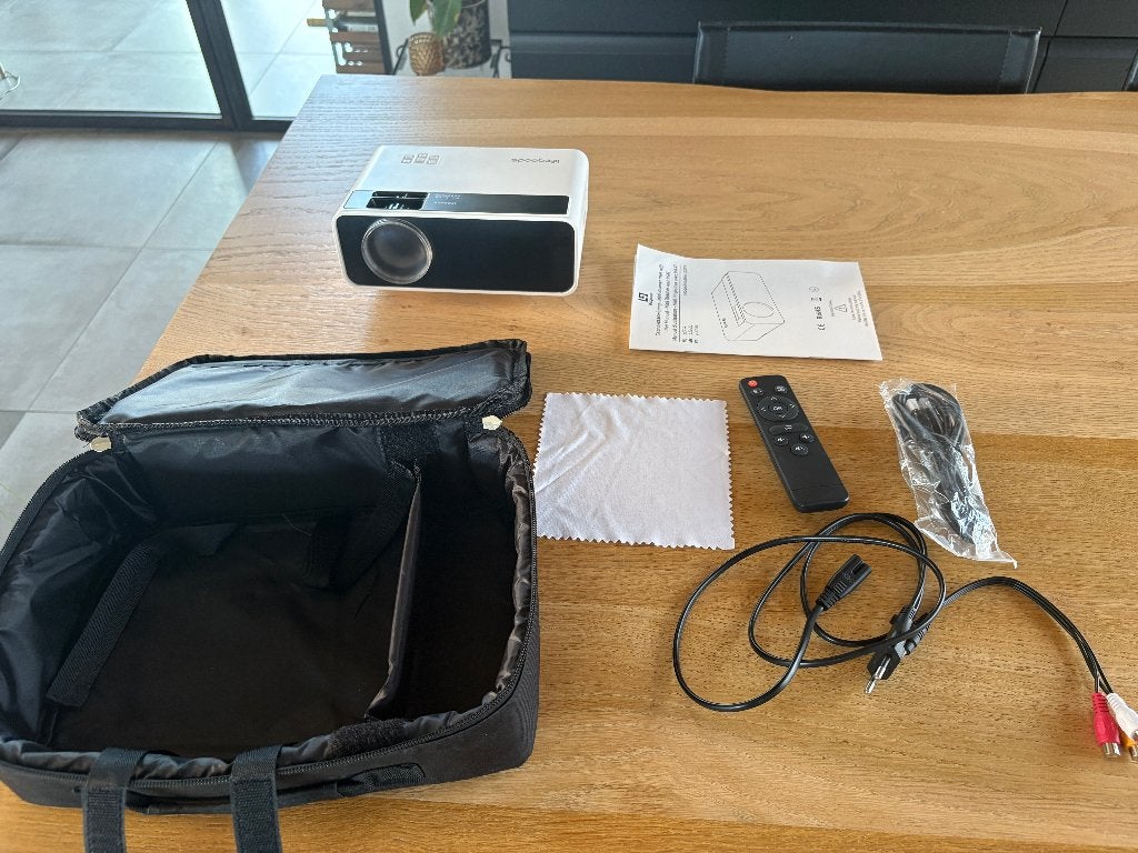 LifeGoods mini-beamer met wifi en accessoires, TV, Hi-fi & Vidéo, Projecteurs vidéo, Comme neuf, Autre technologie, Full HD (1080)