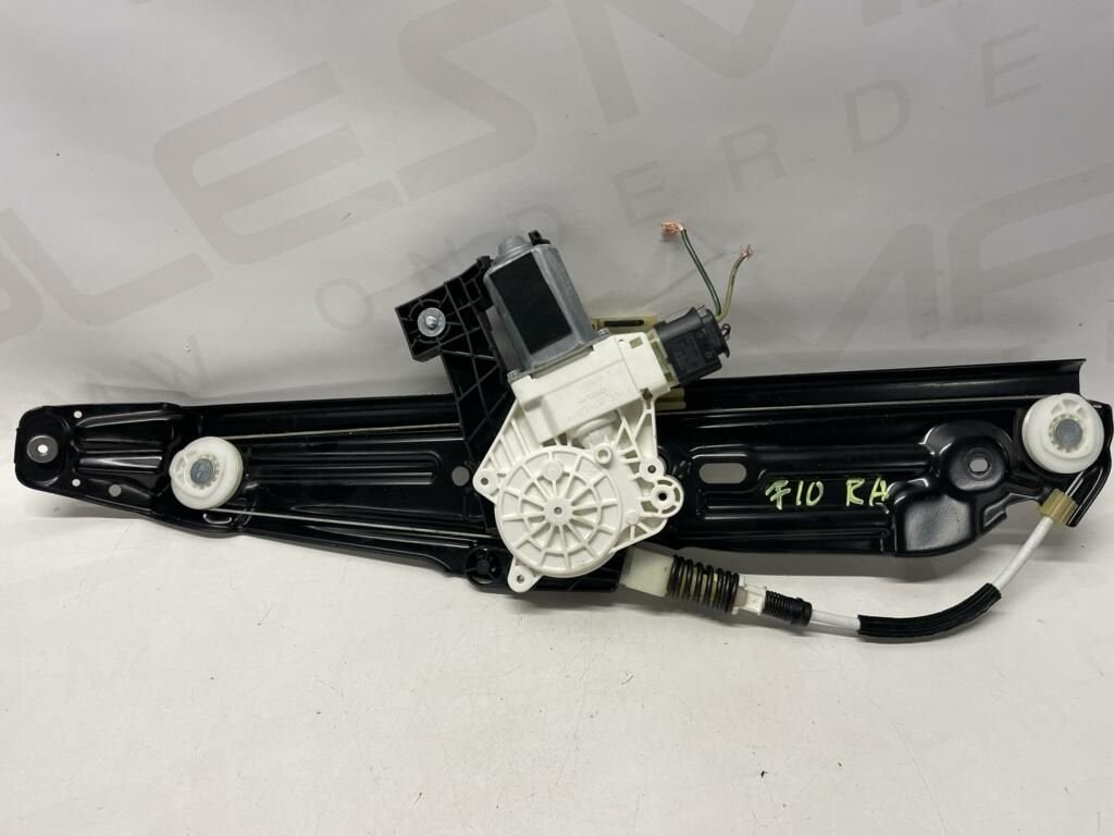 Raammechanisme rechtsachter BMW 5-serie F10('10-'17) 924456, -, Utilisé, -, Enlèvement ou Envoi