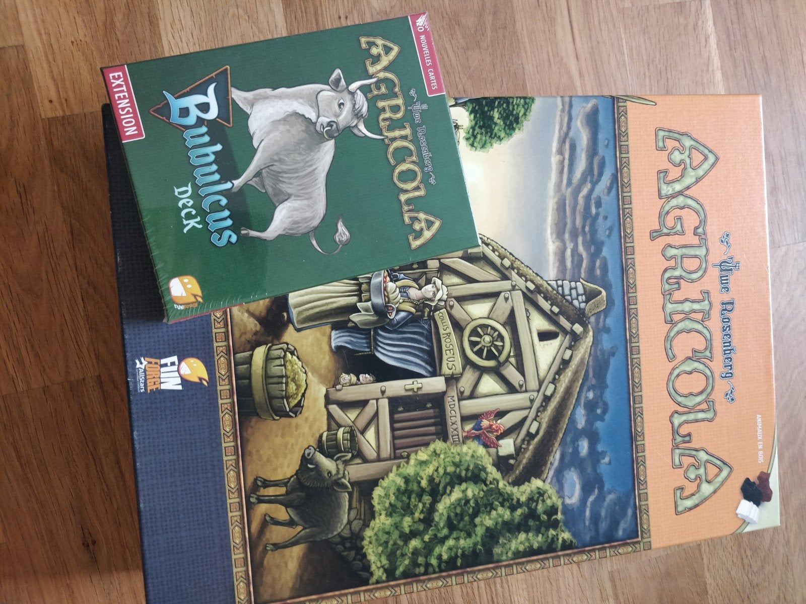 agricola et extension, 1 ou 2 joueurs, Enlèvement ou Envoi, Comme neuf, Funforge