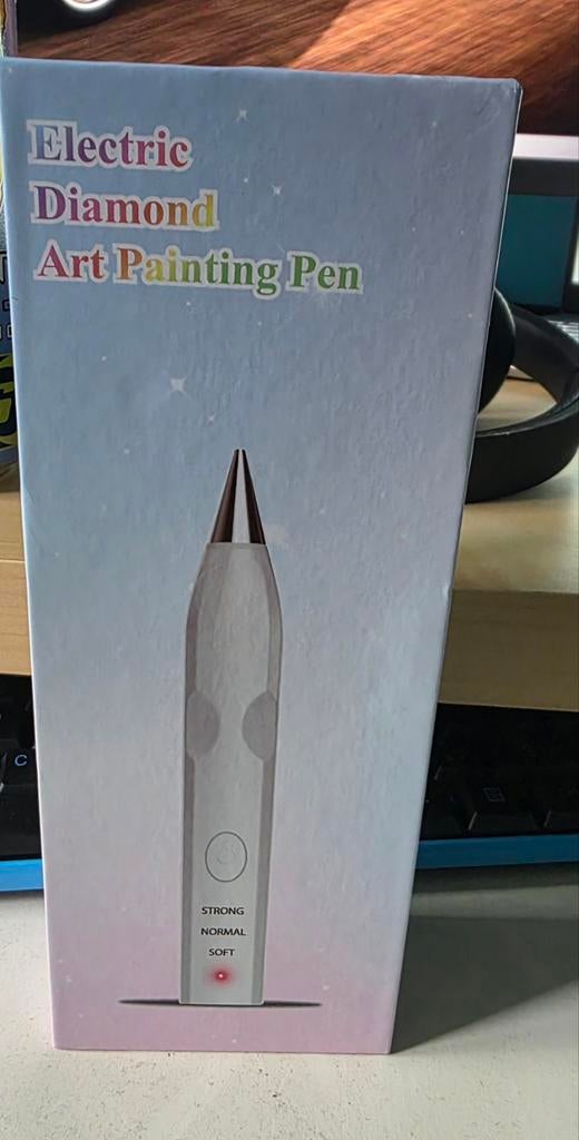 Electric diamond art painting pen, Ophalen