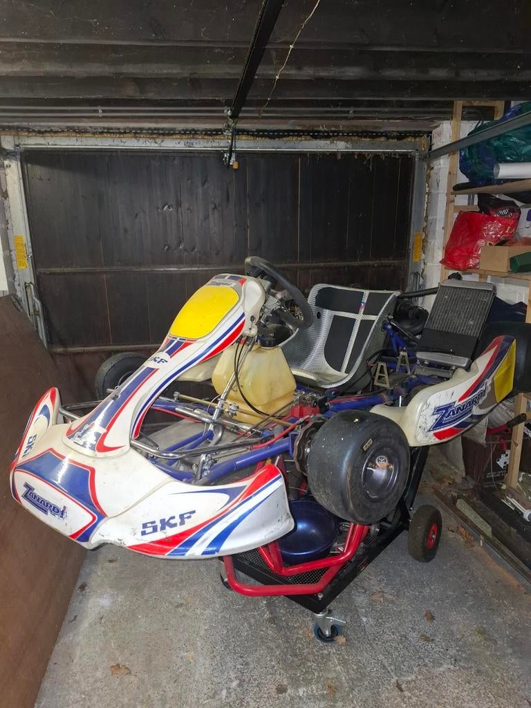 Zanardi met nieuwe rotax dd2 motor, Ophalen