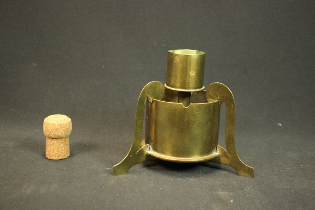 Trench-art assenbak uit hulzen LEEG, Collections, Enlèvement ou Envoi
