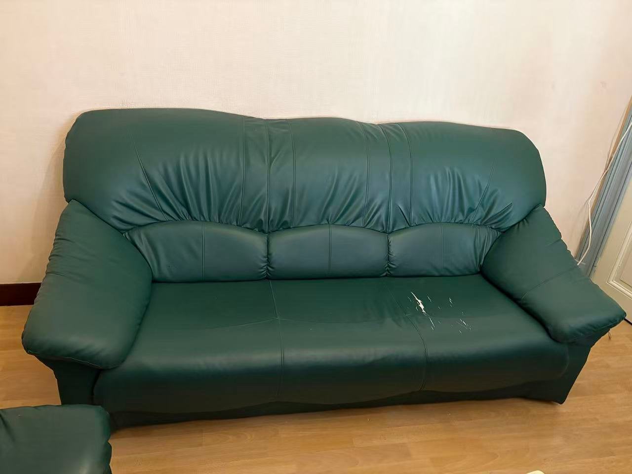 Ensemble 3 seater piece Sofa Divan Canapé + 2x single seater, Enlèvement, Utilisé
