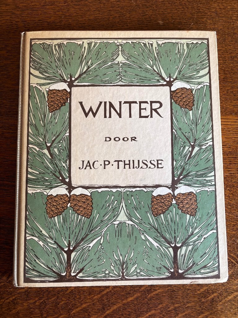 Prentenboek Verkade Winter compleet met 144 prentjes (1909), Boeken, Ophalen, Gelezen, Jac P Thijsse, Prentenboek
