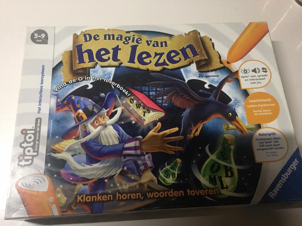 Tiptoi educatief spel De Magie van het Lezen, Kinderen en Baby's, Ophalen of Verzenden, Zo goed als nieuw, Taal en Lezen, Met geluid