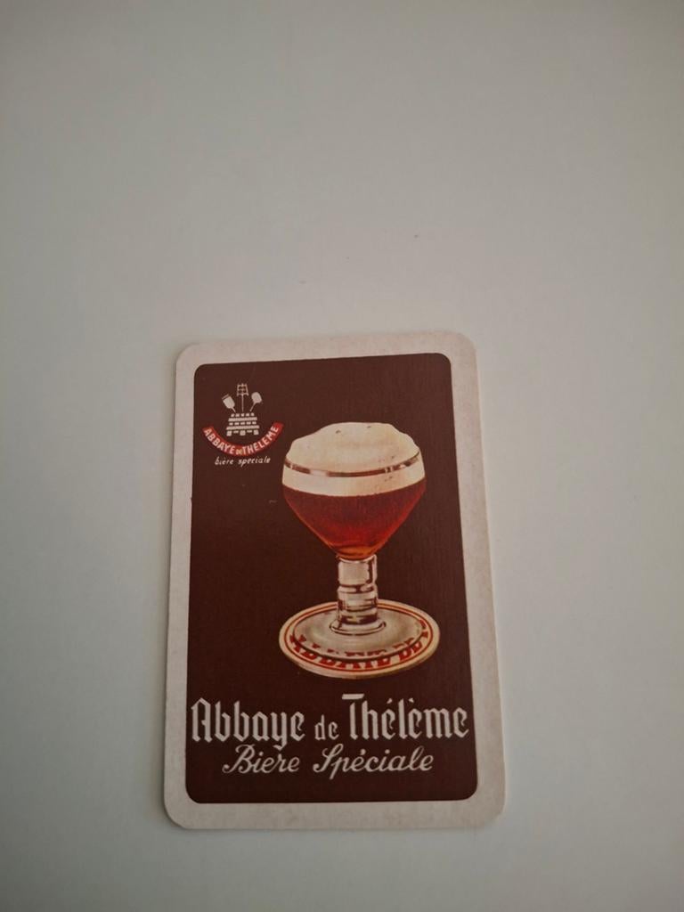 Oude speelkaart abbaye de theleme, Verzamelen, Ophalen of Verzenden