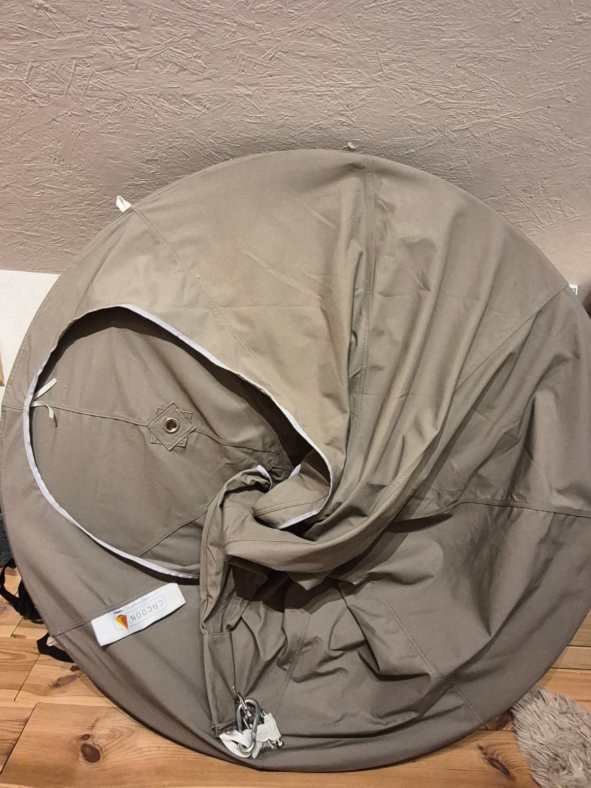 Hangmat merk Cacoon, Ophalen