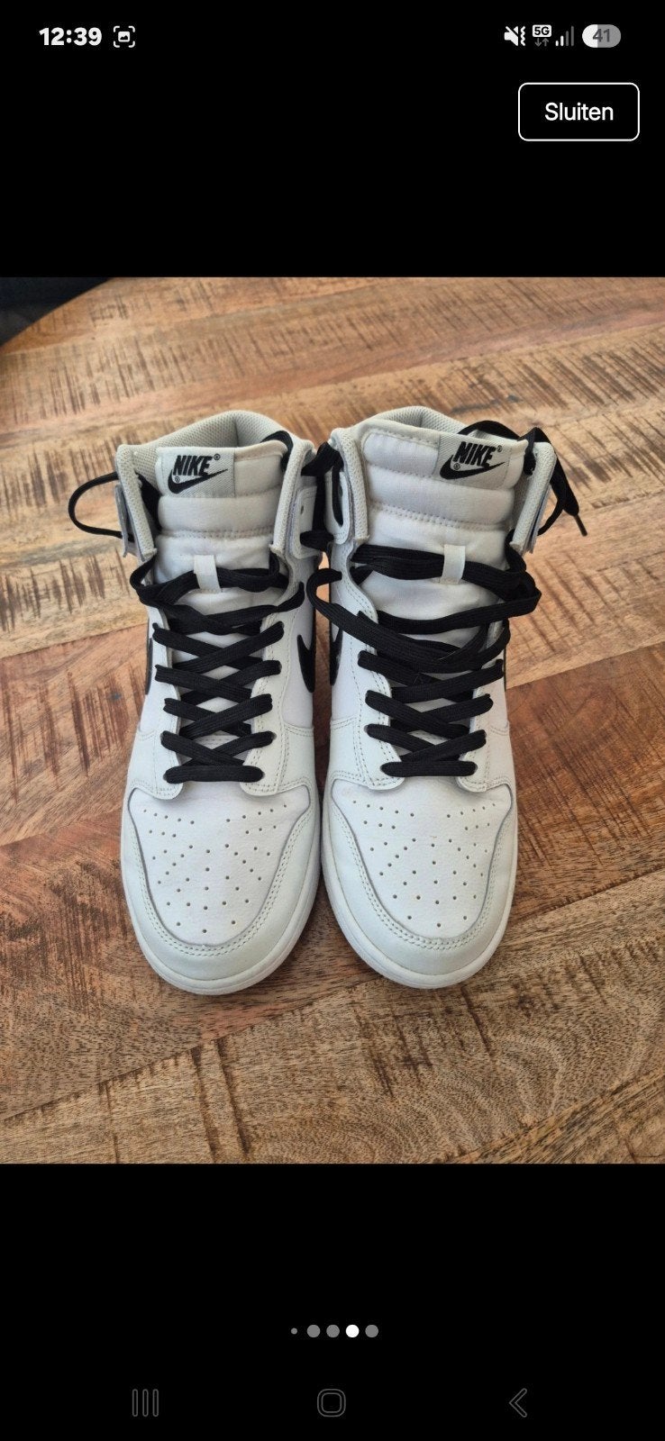 Nike Dunk High Retro "Reverse Panda", Enlèvement ou Envoi, Comme neuf, Chaussures