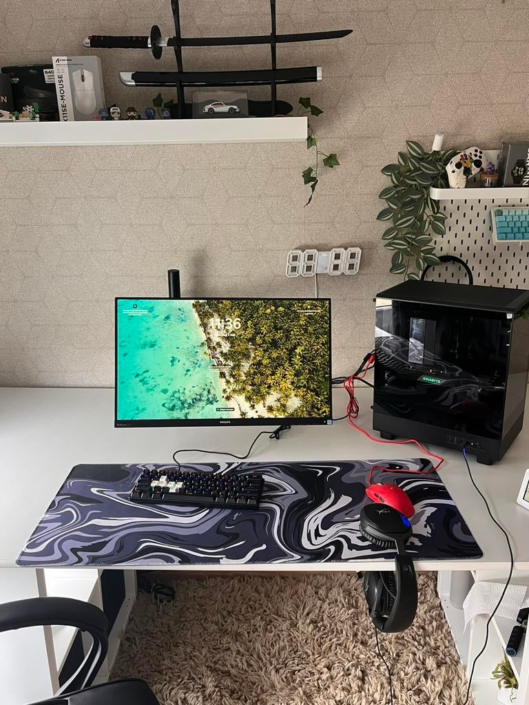 Gaming pc rx5700 met kb&m, Ophalen, 32 GB, Zo goed als nieuw, Gaming