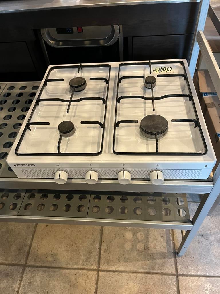 Table de cuisson à gaz, 4 brûleurs, dimensions : 60 x 60, Gaz, Nic.debruyne@gmail.com, 4 zones de cuisson, Enlèvement