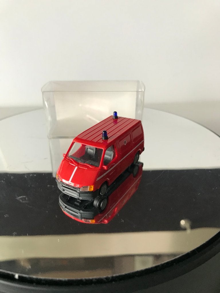 FORD TRANSIT - POMPIERS GEMBLOUX - RIETZE - 1:87, Verzenden, Nieuw, Bus of Vrachtwagen, Rietze