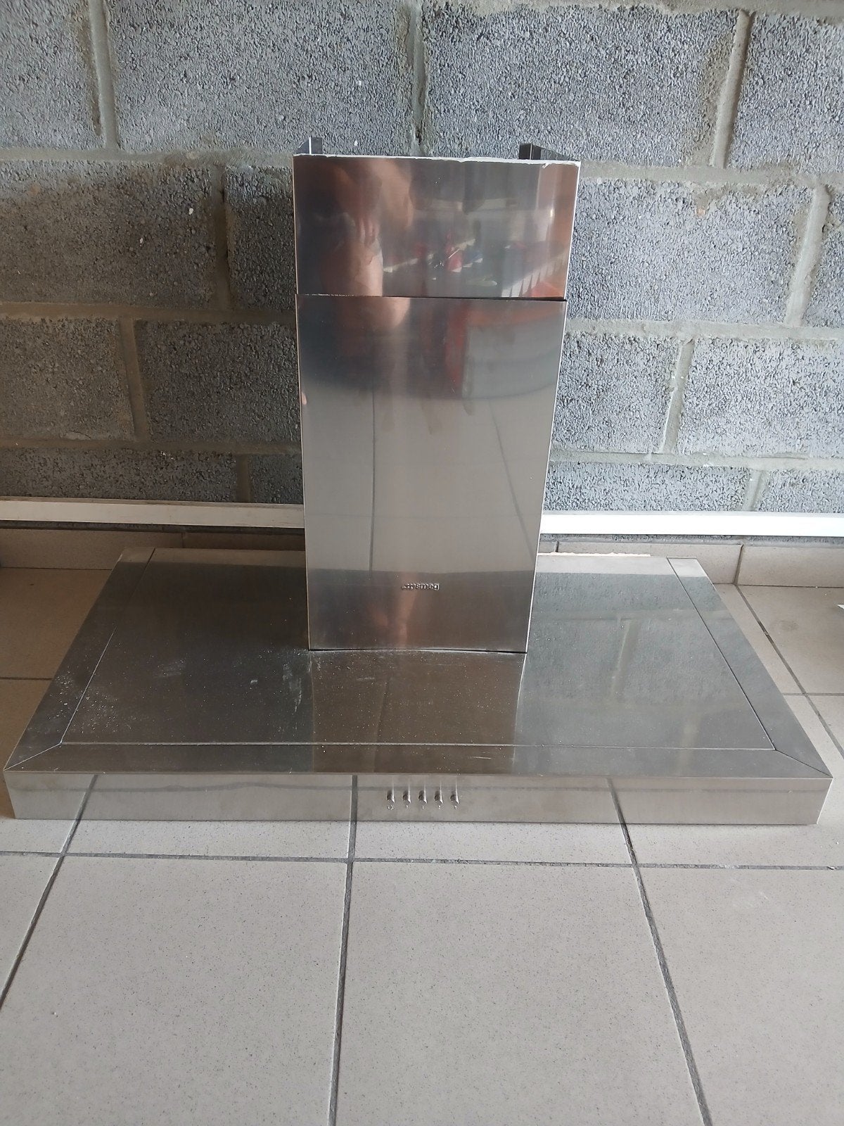 Smeg dampkap, Elektronische apparatuur, Afzuigkappen, Ophalen, Gebruikt, Wandschouwkap, Vrijstaand