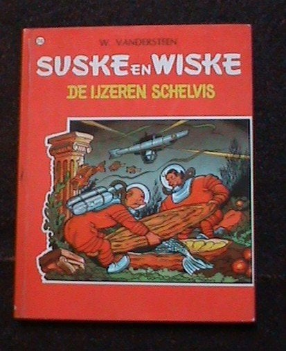 Suske en Wiske De ijzeren schelvis 1e plastieke druk 1968, Boeken, Eén stripboek, Ophalen of Verzenden, Zo goed als nieuw