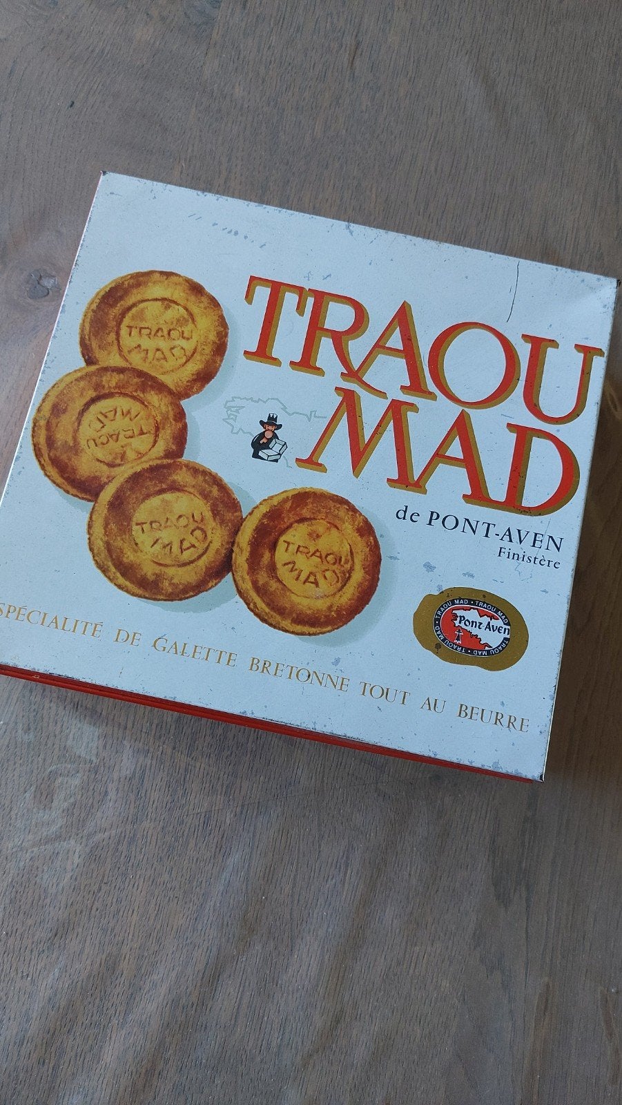 Boite en métal  TRAOUMAD de Pont-Aven, Enlèvement ou Envoi