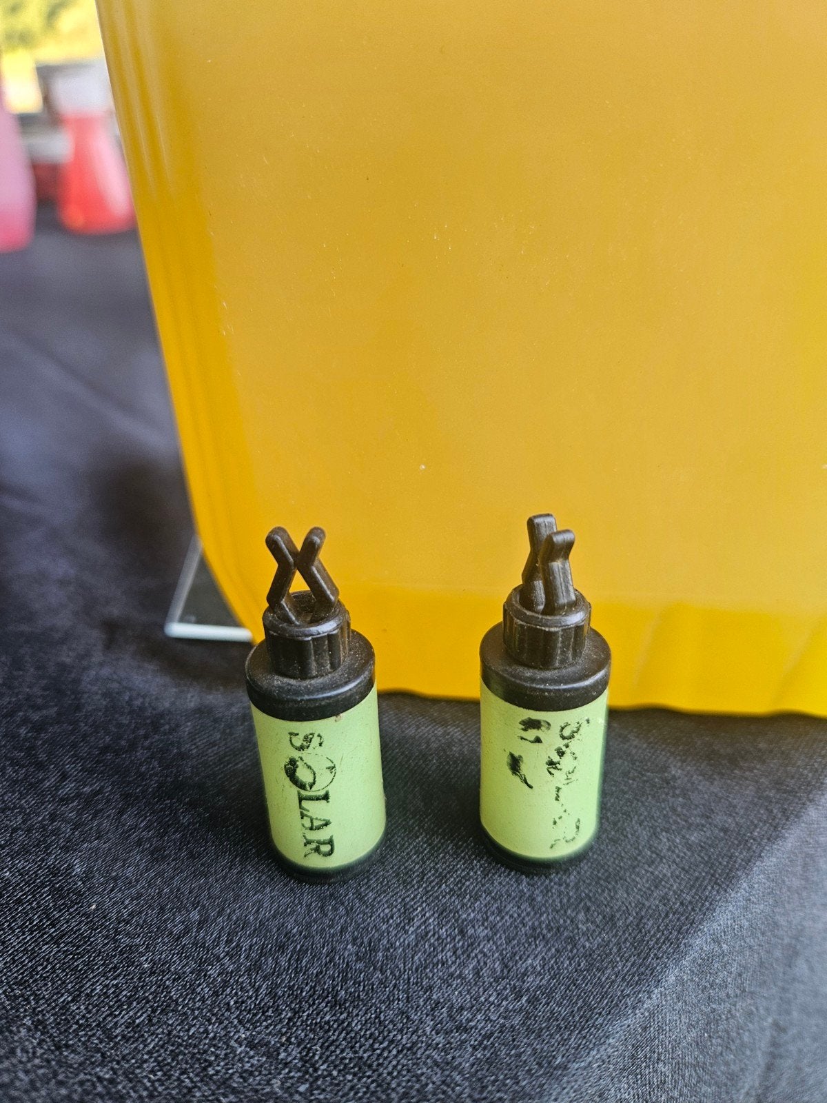 Solar glow in the dark bobbins, Sports nautiques & Bateaux, Pêche à la ligne | Carpes, Enlèvement ou Envoi, Utilisé, Autres types