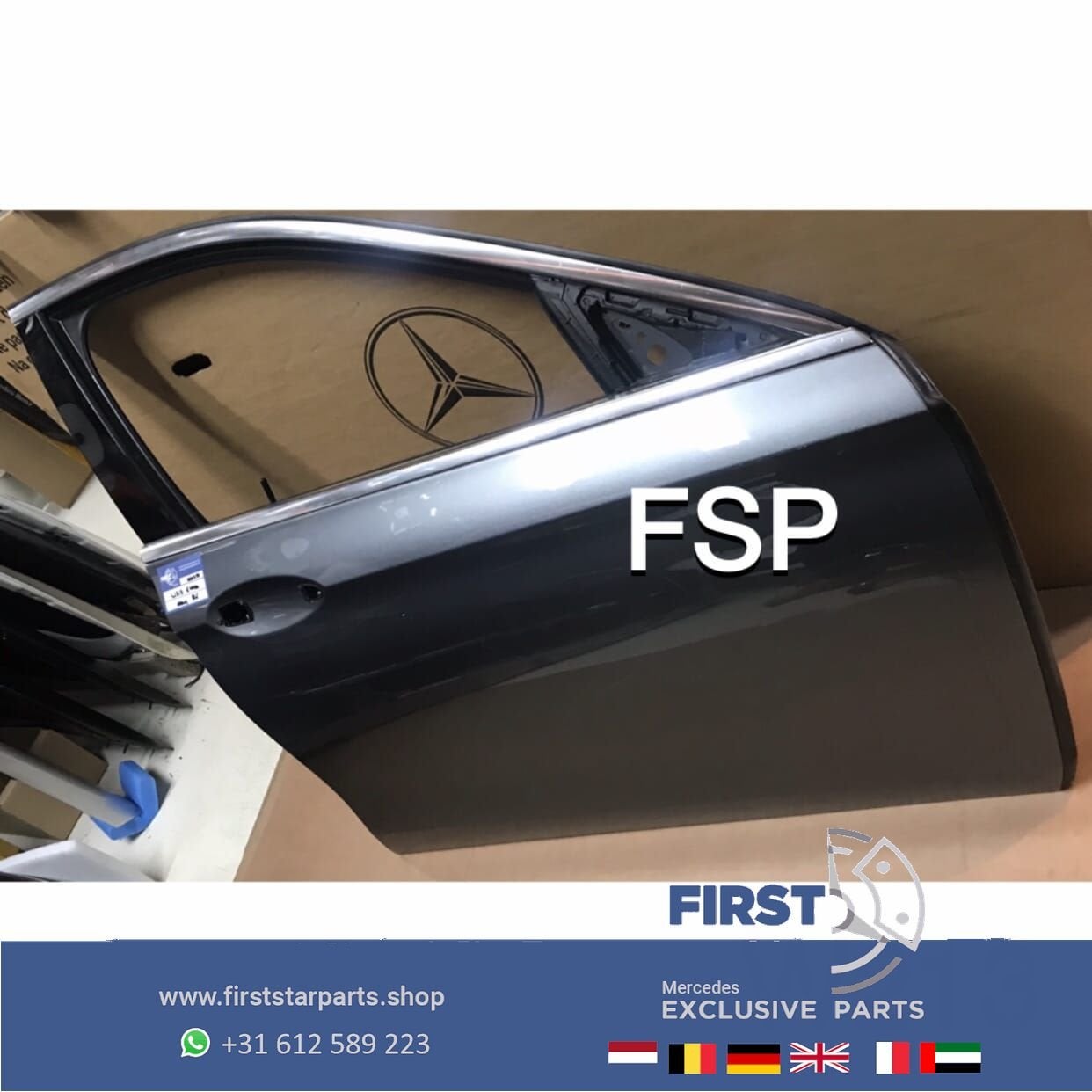 W213 deur portier compleet rechts voor Mercedes E Klasse 201, Gebruikt, -, Deur, Ophalen of Verzenden