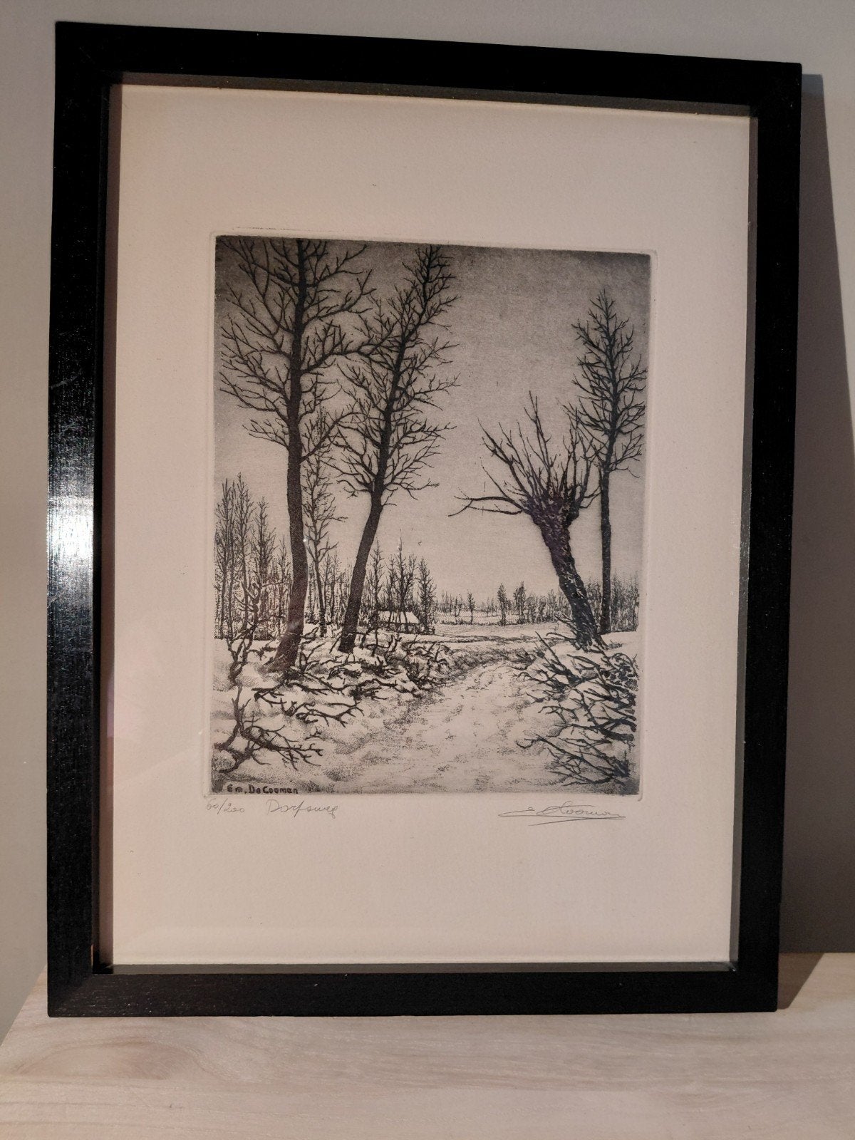 Gravure de Jan De Cooman, Enlèvement ou Envoi, Eau-forte