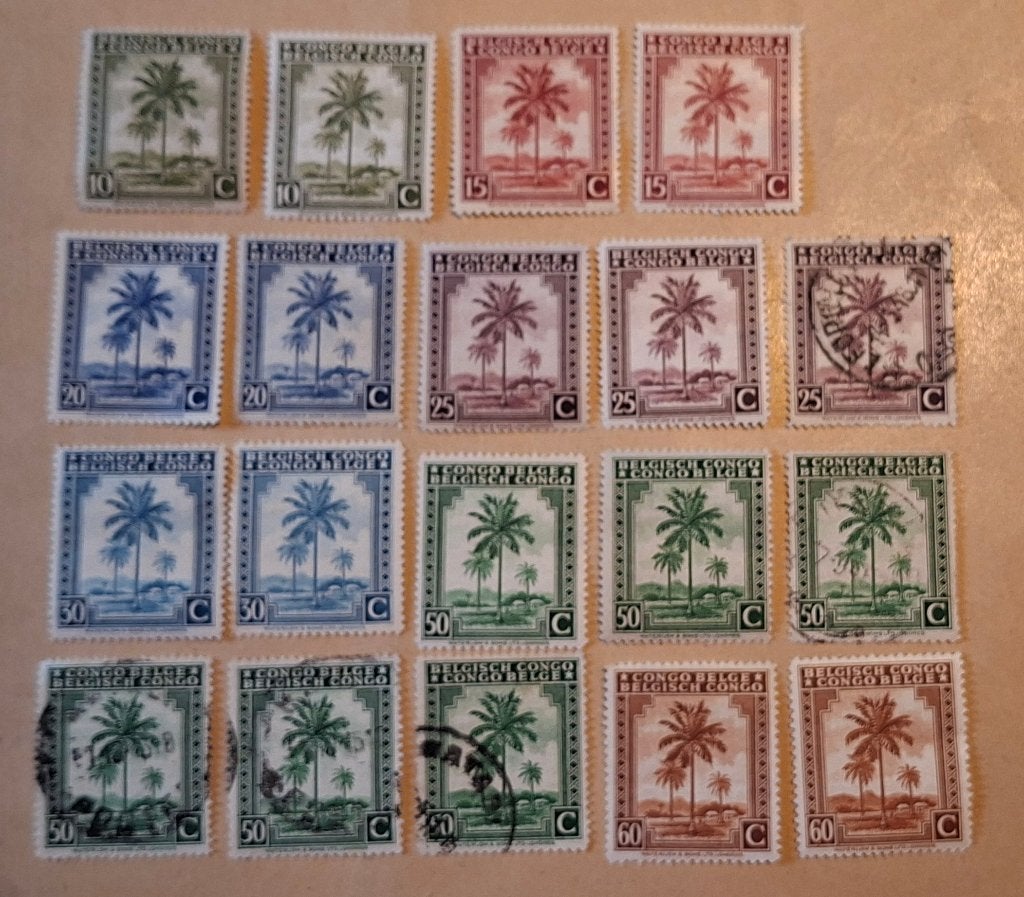 Timbres rares Belgique Congo Belge 13, Envoi