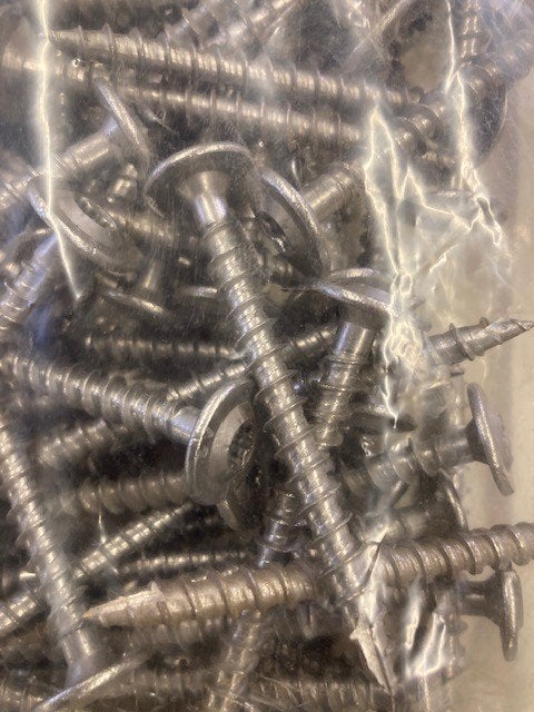 100 tellerkopschroeven RVS 80 mm A2/80, Ophalen, 50 tot 100 mm, Schroeven, Nieuw
