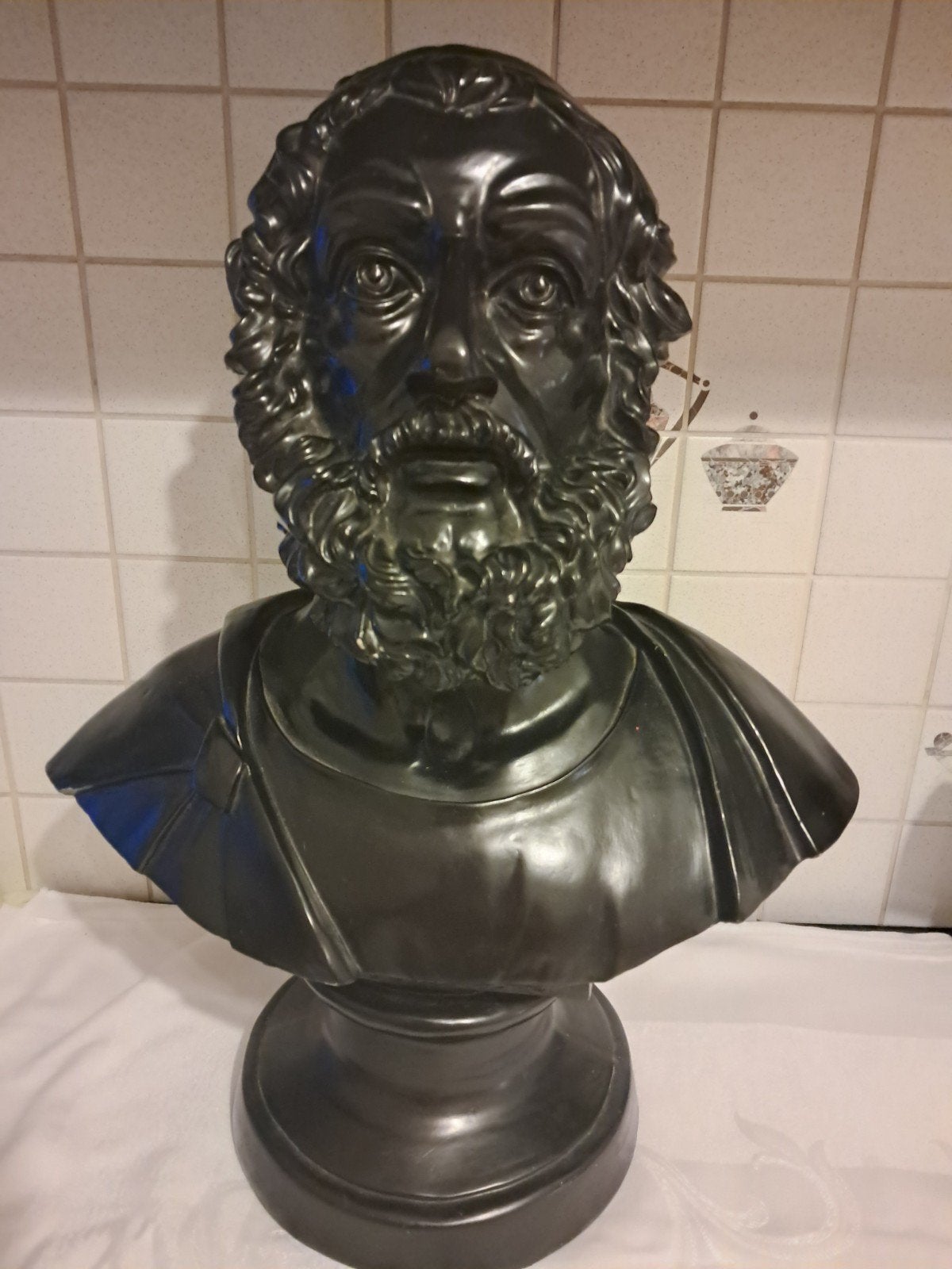 Sculptuur van de dichter Homer, Antiek en Kunst, Ophalen