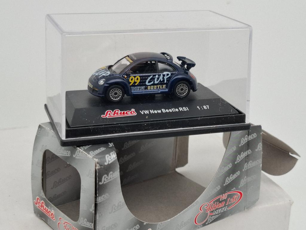 VW New Beetle - Schuco 1/87, Verzenden, Zo goed als nieuw, Auto, Schuco