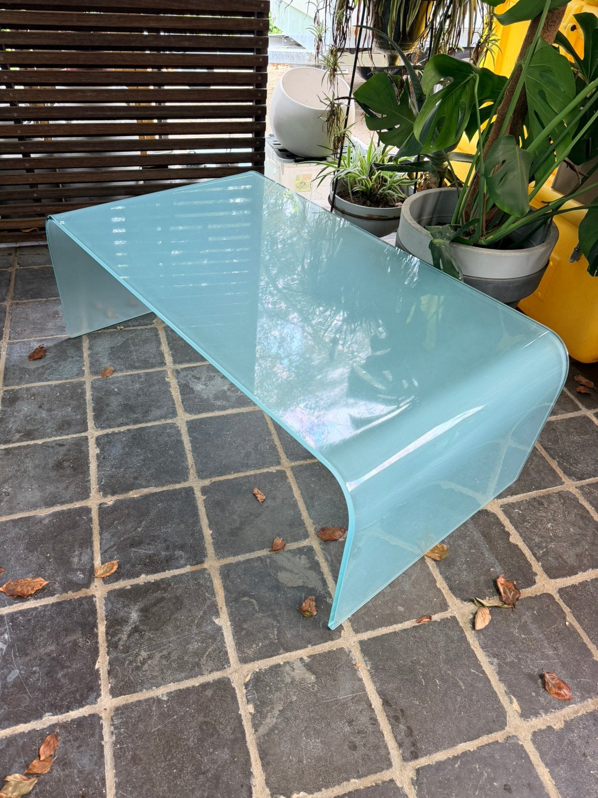 Salontafel Melkglas, Ophalen, Zo goed als nieuw
