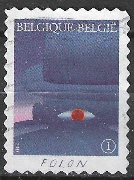 Belgie 2010 - Yvert 4058 /OBP 4077 - Magie van Folon (ST), Postzegels en Munten, Verzenden, Gestempeld, Gestempeld, Kunst
