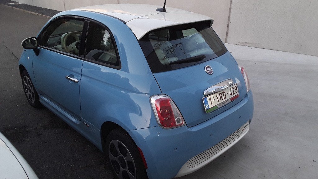 Fiat 500 E, elektrische wagen, 2016,71000KM, Autos, Cuir, Achat, Euro 6, Noir