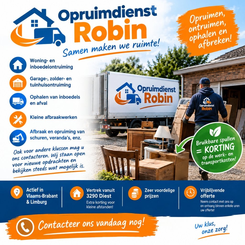 Ophaal / Opruim / Transport Dienst, Divers, Enlèvement