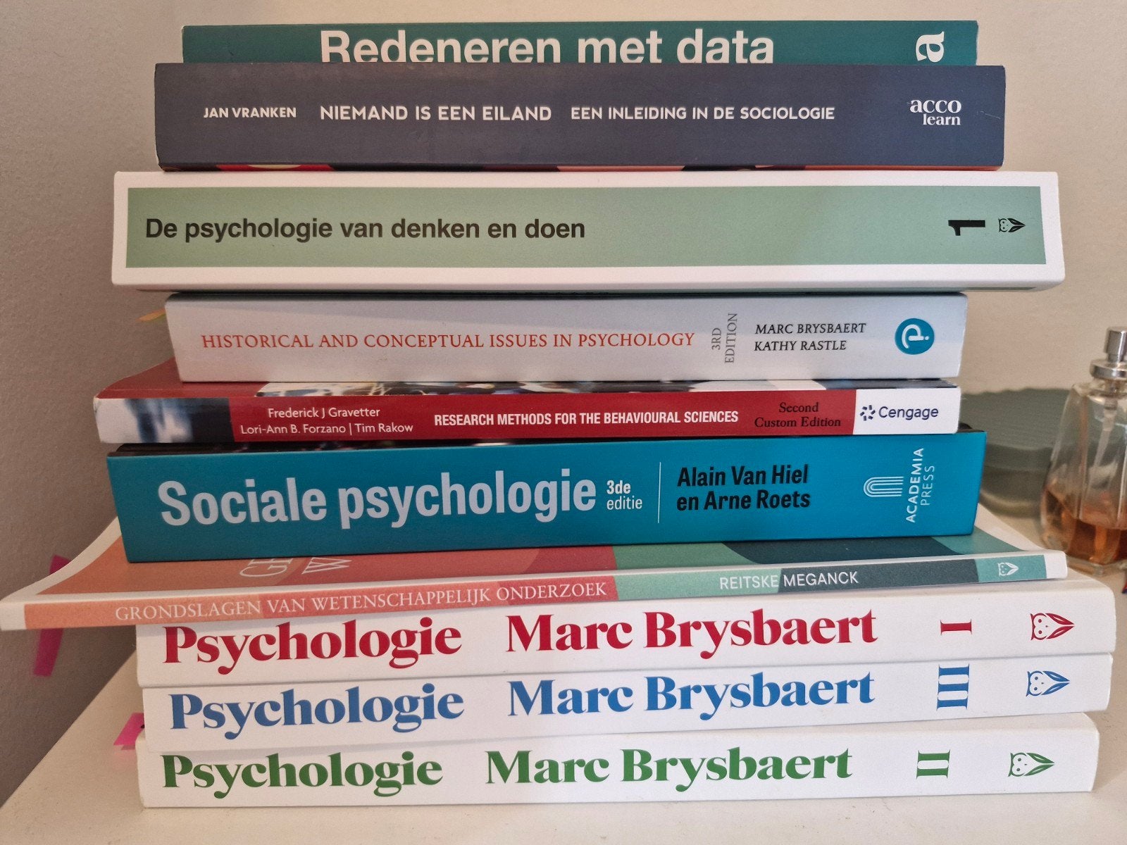 Studieboeken 1e Bachelor Psychologie UGent, Boeken, Ophalen of Verzenden, Gelezen, Hoger Onderwijs