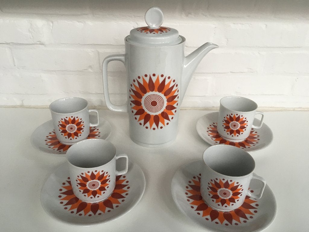 Vintage koffieservies, Antiek en Kunst, Ophalen