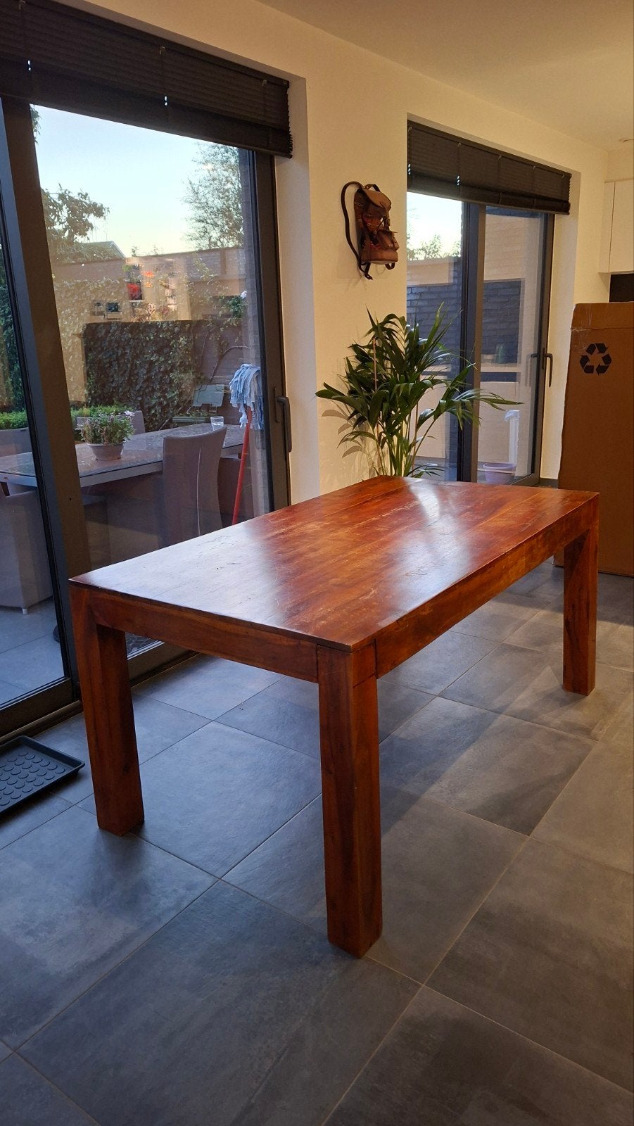 massieve eettafel, 150 à 200 cm, Cinq personnes ou plus, Cerisier, Enlèvement