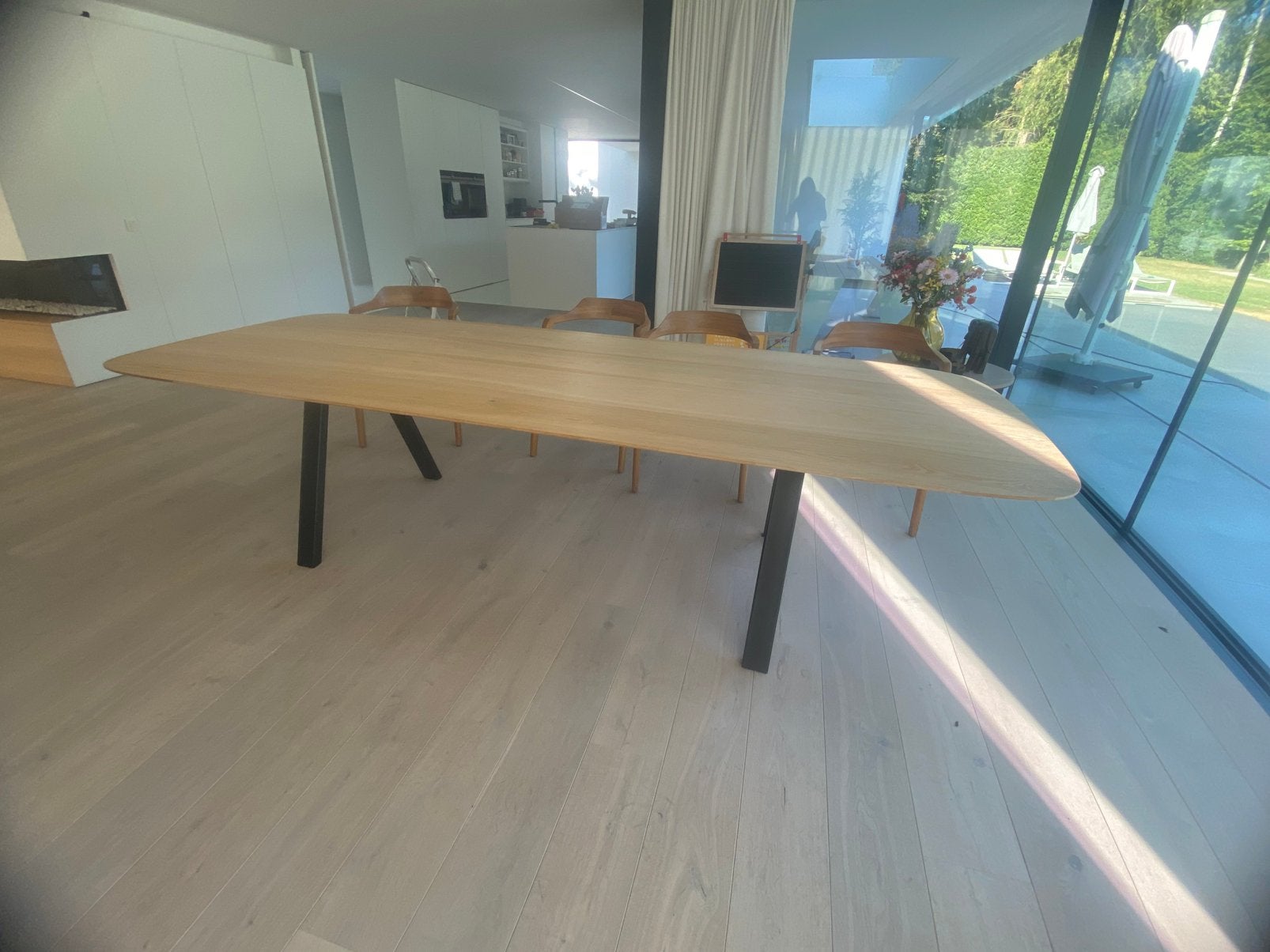 Eiken tafel 300 x 115 cm, Enlèvement, Table