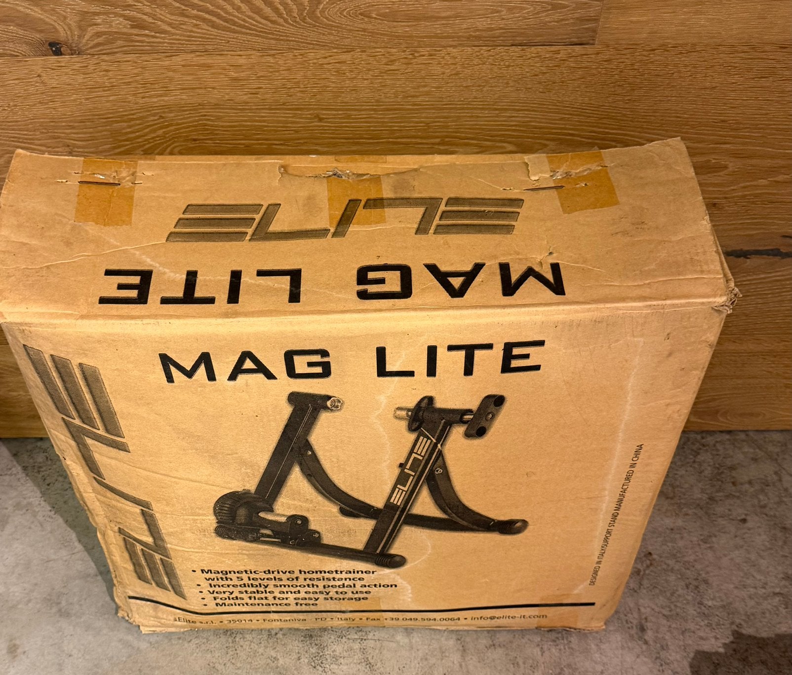 Fiets trainer Elite Volare Mag Lite, Ophalen, Zo goed als nieuw