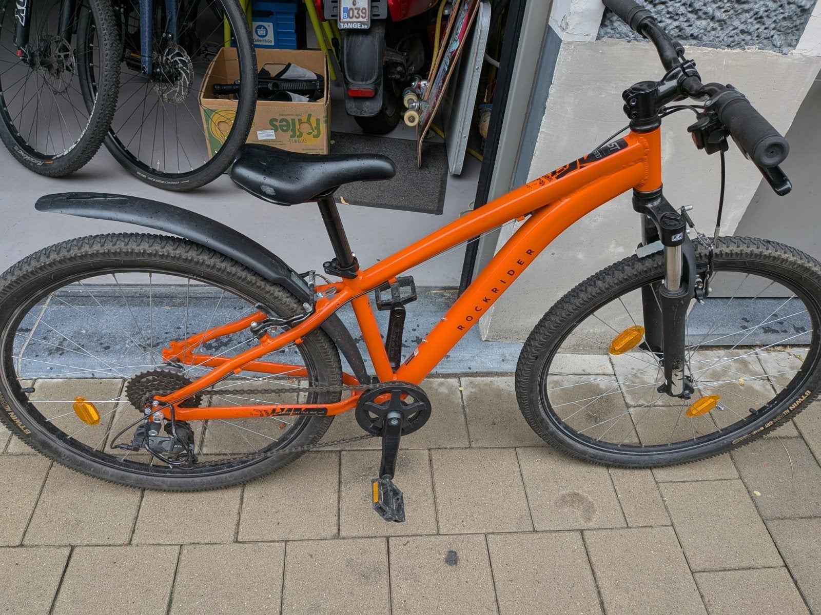 Fiets rockrider ST500, Fietsen en Brommers, Fietsen | Mountainbikes en ATB, Ophalen, Zo goed als nieuw