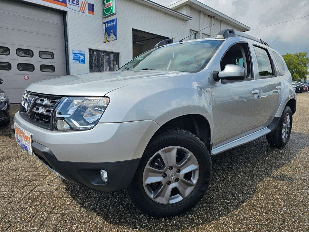 Dacia Duster 1.2TCe 4x2 Prestige 1Eigenaar Leer Usb/BlueToot, Auto's, Dacia, Euro 5, Gebruikt, Zwart, Duster