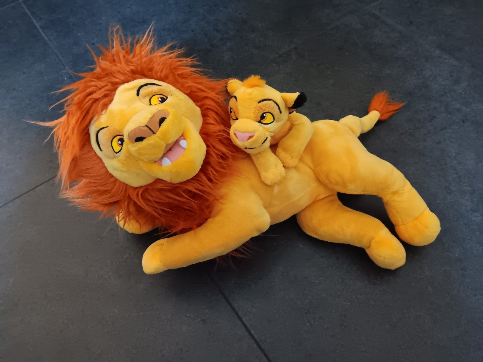 Knuffel leeuwenkoning simba en mufasa Disney, Ophalen, Knuffel