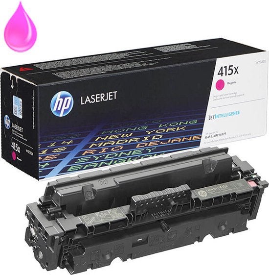 HP 415X Toner - Magenta, Ophalen of Verzenden, Zo goed als nieuw, Toner