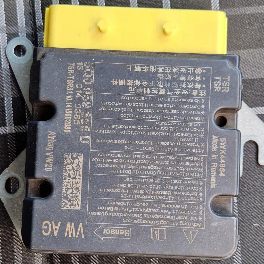 Module airbag 5Q0 959 885 D pour VW Golf 7, Enlèvement