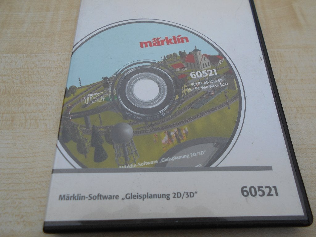 marklin software " gleisplanung 2D/3D " 60521, Ophalen of Verzenden, Zo goed als nieuw, Märklin
