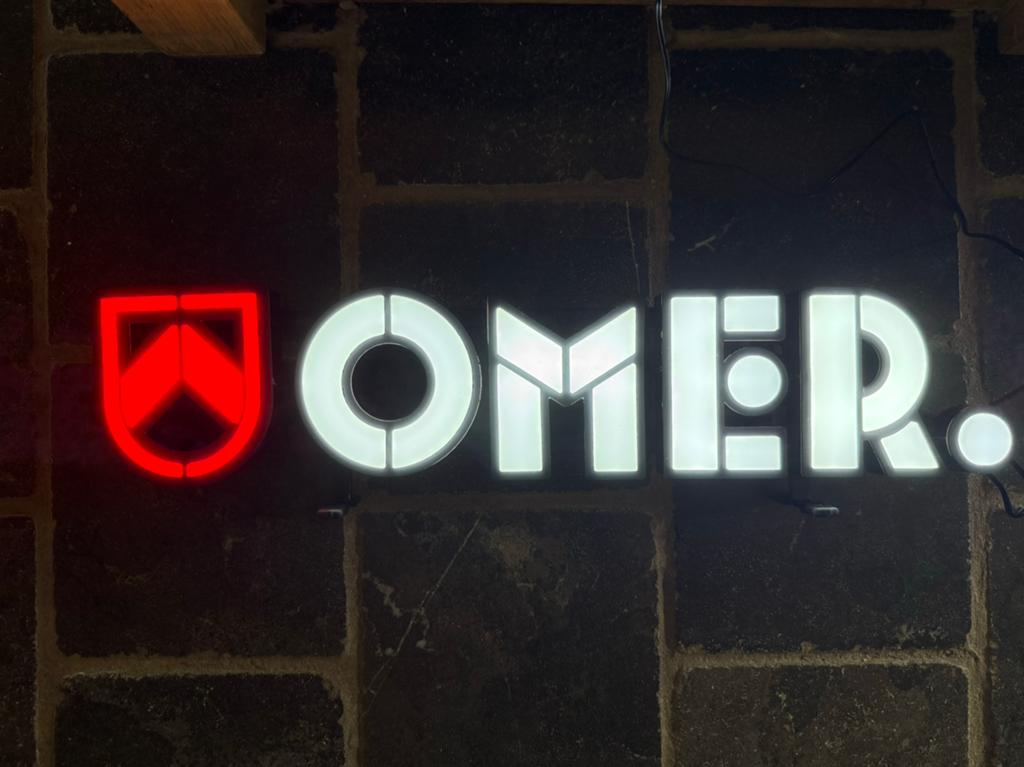 Lichtreclame omer, Ophalen of Verzenden, Zo goed als nieuw
