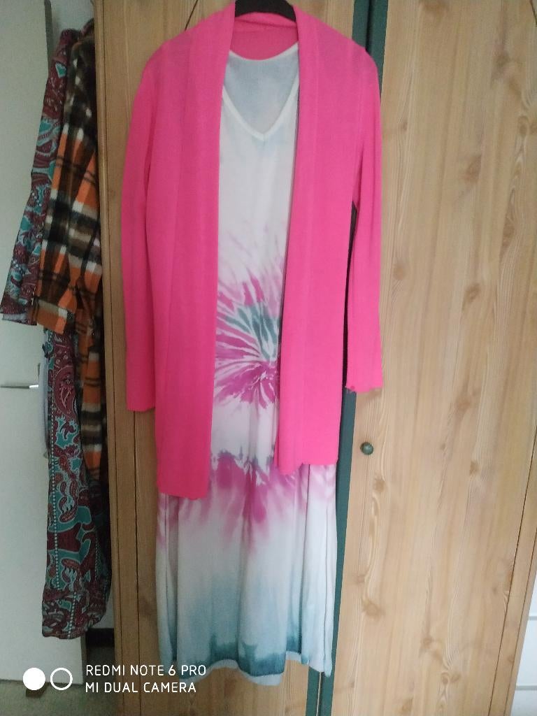 Long gilet de couleur taille unique, Enlèvement, Comme neuf