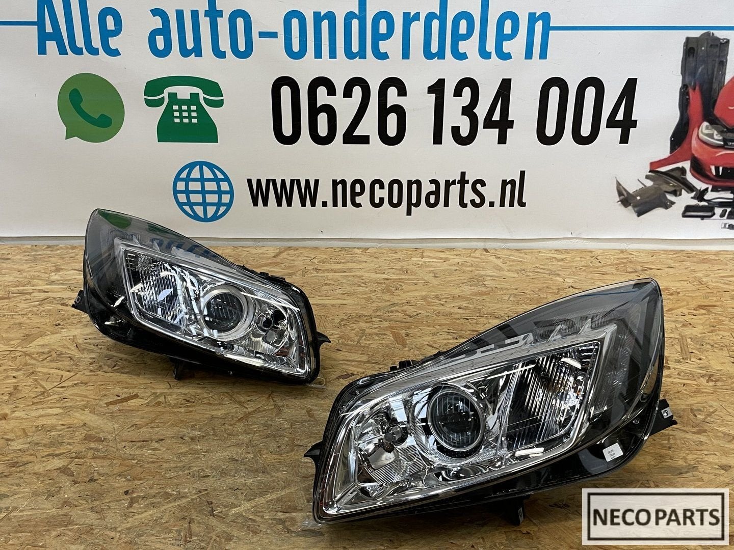 OPEL INSIGNIA XENON KOPLAMP KOPLAMPEN ORIGINEEL, Auto-onderdelen, Verlichting, Opel, Gebruikt, Ophalen of Verzenden