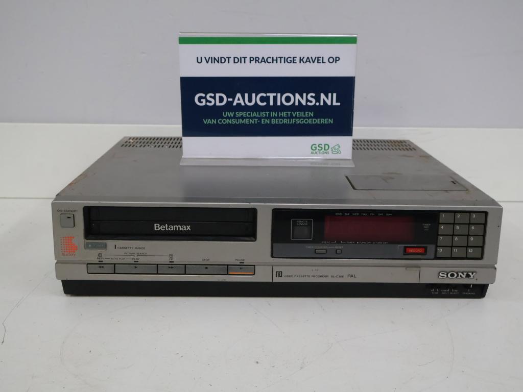 Vintage Betamax Video Cassette Recorder van Sony, Enlèvement ou Envoi, Niet ingevuld, Niet ingevuld, Niet ingevuld