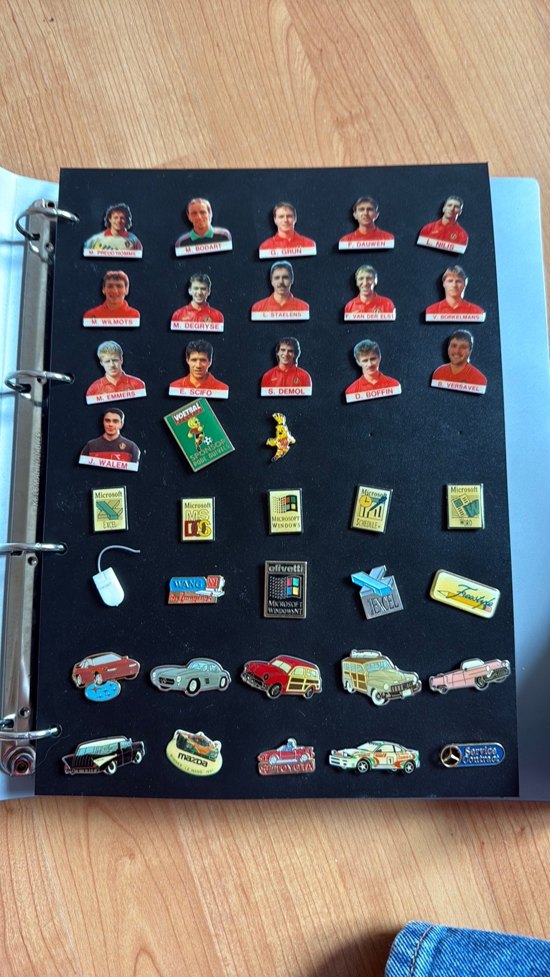 Grote verzameling vintage pins jaren ‘90, Ophalen of Verzenden, Zo goed als nieuw, Sport, Speldje of Pin